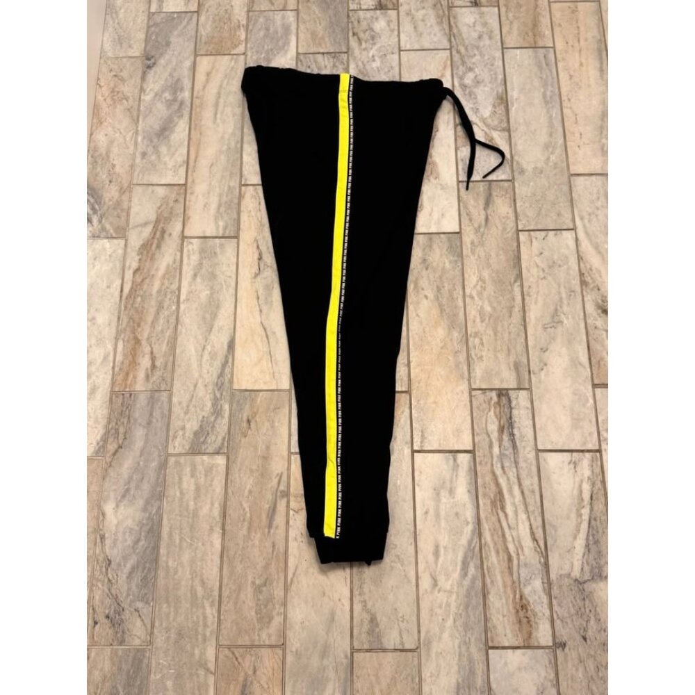NEW PINK Victoria's Secret women's large black ULTIMATE jogger sweatpants - Picture 7 of 7